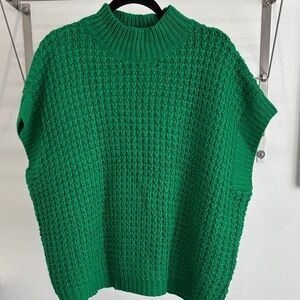 Emerald Green Women's Turtleneck Sweater